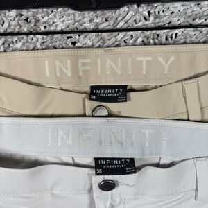 Infinity Linear Flex Performance Shorts Bundle Of Two Men’s Size 38 Stretch Golf